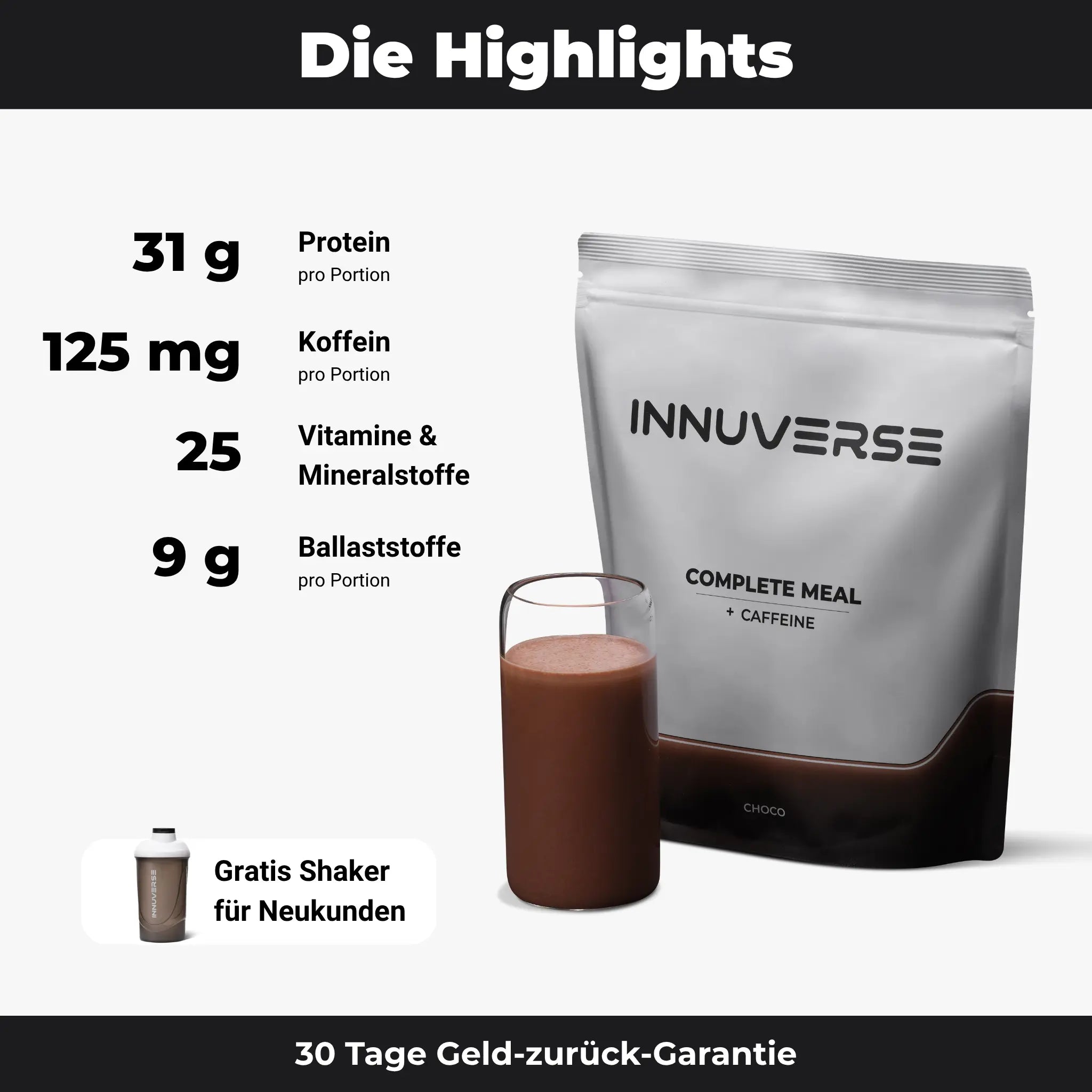 Koffein Trinkmahlzeit