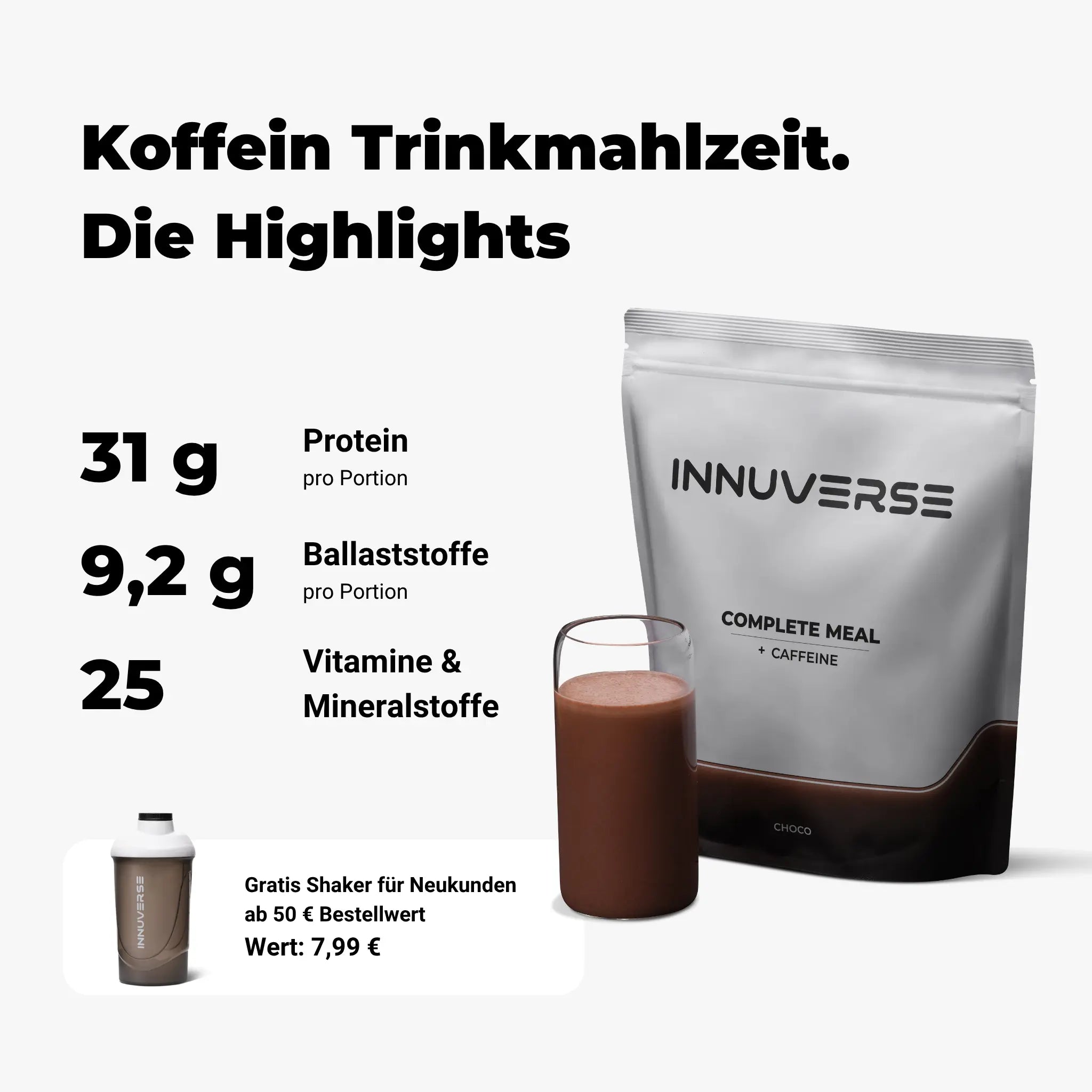 Koffein Trinkmahlzeit